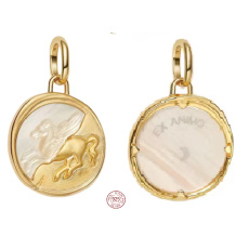 Charm Sterlingové stříbro 925 Kůň, přívěsek na náramek, symbol svobody, síly a životního pohybu, zvíře