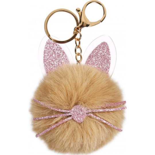 Albi Chlupatá klíčenka Kočičí fousky 8 cm