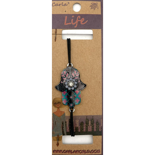 Albi Šperk náramek gumička Hamsa dobro, spokojenost, ochranný amulet 1 kus různé barvy