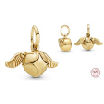 Charm Srebrny 925 Harry Potter Złotko, zawieszka na bransoletkę