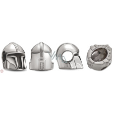 Charm Sterlingové stříbro 925 Marvel Star Wars Helma Mandarin, korálek na náramek, film Charm Sterlingové stříbro 925 Marvel Star Wars Helma Mandarin, korálek na náramek, film
