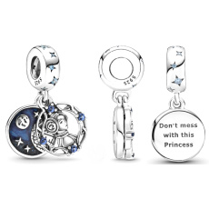 Charm Marvel Star Wars Princezna Leia 2v1, přívěsek na náramek, film