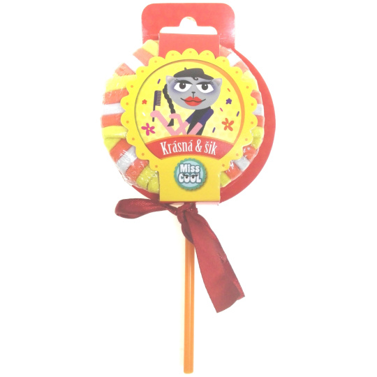 Nekupto Miss Cool Gumičky do vlasů Kočka baret Krásná & šik 20 kusů