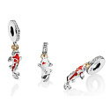 Charm Rybka pro štěstí, přívěsek na náramek zvíře