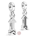 Charm Sterlingové stříbro 925 Můj šíp - Mini medailon, přívěsek na náramek symbol