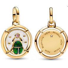 Charm Mini medailon - Skarabeus brouk, přívěsek na náramek zvíře Charm Mini medailon - Skarabeus brouk, přívěsek na náramek zvíře