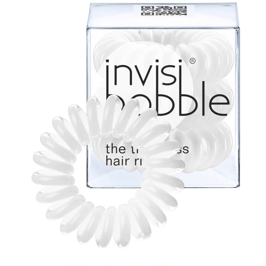Invisibobble Innocent White Sada Gumička do vlasů bílá spirálová 3 kusy