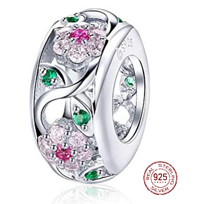 Charm Rozkvetlá příroda, korálek na náramek květina