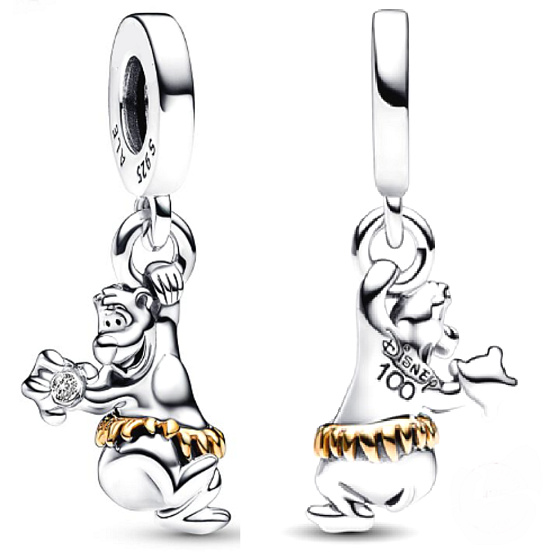 Charm Disney 100. výročí Kniha džunglí, Balú medvěd, přívěsek na náramek, film