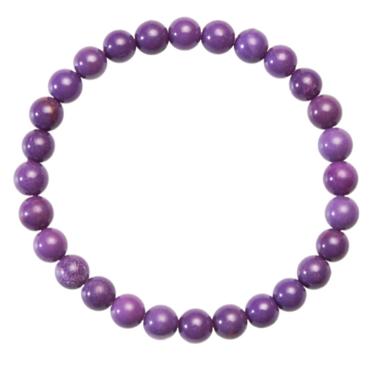 Fosfosiderit náramek elastický přírodní kámen, kulička 6 mm / 16 - 17cm, kámen klidu a stability