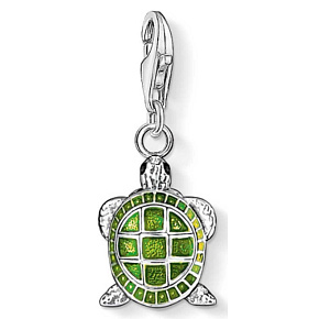 Charm Želva, humří spona přívěsek na náramek zvíře