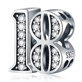 Charm 18 výročí, korálek na náramek