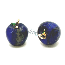 Lapis Lazuli Ametyst Jablko poznání přívěsek, přírodní kámen 2,7 x 15 mm, kámen harmonie Lapis Lazuli Ametyst Jablko poznání přívěsek, přírodní kámen 2,7 x 15 mm, kámen harmonie