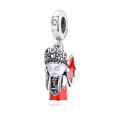 Charm Sterlingové stříbro 925 Čína, Pekingská opera, přívěsek na náramek cestování