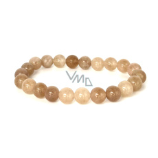 Turmalín Dravit náramek elastický přírodní kámen, kulička 8 mm / 16 - 17 cm, strážce dobré nálady