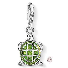 Charm Želva, humří spona přívěsek na náramek zvíře