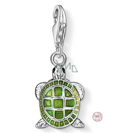 Charm Sterlingové stříbro 925 Želva, humří spona přívěsek na náramek zvíře Charm Sterlingové stříbro 925 Želva, humří spona přívěsek na náramek zvíře
