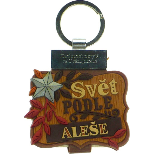 Albi Knížka se jménem na klíče Svět podle Aleše 6 x 9,5 cm