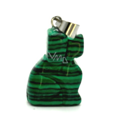 Malachit Pes přívěsek, ručně broušená figurka 1,8 x 2,5 x 8 mm, kámen splněných přání Malachit Pes přívěsek, ručně broušená figurka 1,8 x 2,5 x 8 mm, kámen splněných přání