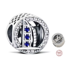 Charm Sterlingové stříbro 925 SAE Dubaj Burj Al Arab – plachta snů, luxus a odvaha mířit vysoko, korálek na náramek cestování