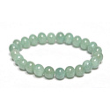 Jadeit Barmský náramek elastický přírodní kámen, kulička 8 mm / 16 - 17 cm