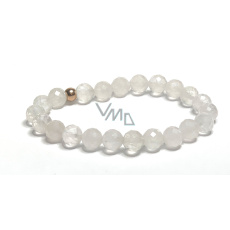 Růženin fazet náramek elastický přírodní kámen, kulička 8 mm / 16 - 17 cm, kámen lásky Růženin fazet náramek elastický přírodní kámen, kulička 8 mm / 16 - 17 cm, kámen lásky