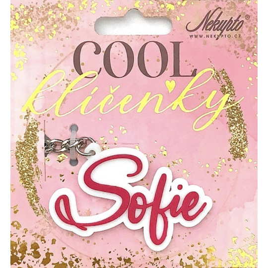Nekupto Cool jmenná klíčenka Sofie 1 kus