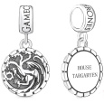 Charm Hra o trůny, erb Targarien, přívěsek na náramek film