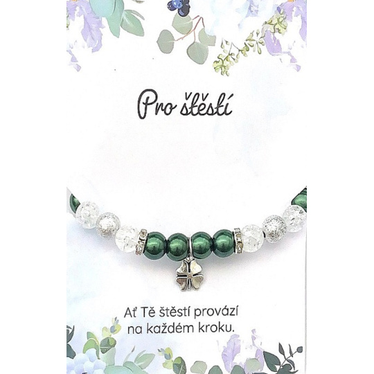 Albi Náramek korálkový Pro štěstí 18,5 cm