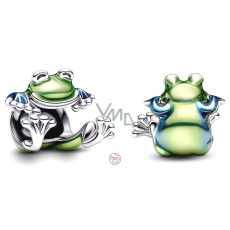 Charm Sterlingové stříbro 925 Popínavá žába, korálek na náramek zvíře