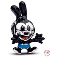 Charm Sterlingové stříbro 925 Disney Oswald – Šťastný králík, korálek na náramek film
