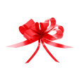Kokarda – stahovací ozdobná stuha červená 50 cm