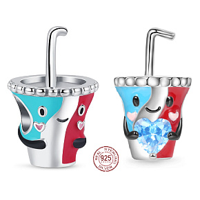 Charm Hrnek na pití, korálek na náramek, jídlo a pití