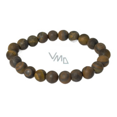 Tygří oko matný náramek elastický přírodní kámen, kulička 8 mm / 16 - 17 cm, kámen slunce a země, přináší štěstí a bohatství Tygří oko matný náramek elastický přírodní kámen, kulička 8 mm / 16 - 17 cm, kámen slunce a země, přináší štěstí a bohatství