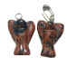 Obsidian Moka Anděl strážný přívěsek přírodní kámen 2 - 2,2 cm, kámen záchrany