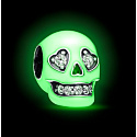 Charm Lebka zářící ve tmě, luminozní korálek na náramek Halloween