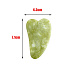 Serpentin Gua Sha redukuje vrásky, otoky, zlepšuje pružnost pokožky 4,3 x 7,1 cm, kámen léčitelů