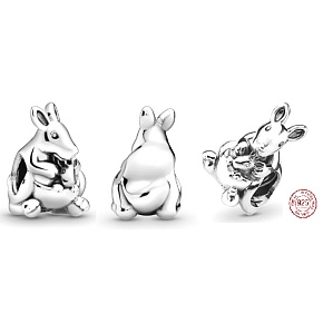 Charm Austrálie, Klokan a mládě, korálek na náramek zvíře