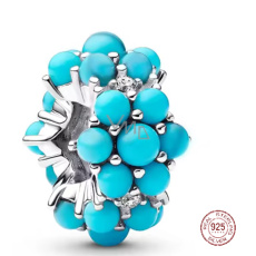 Charm Sterlingové stříbro 925 Mořská korálová zahrada, korálek na náramek příroda