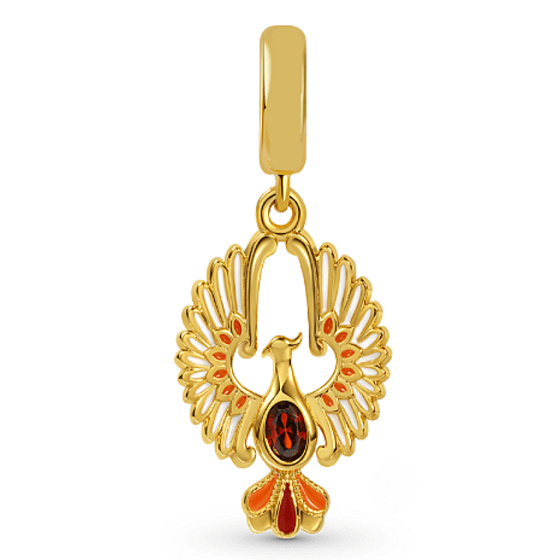 Charm Létající fénix, přívěsek na náramek zvíře