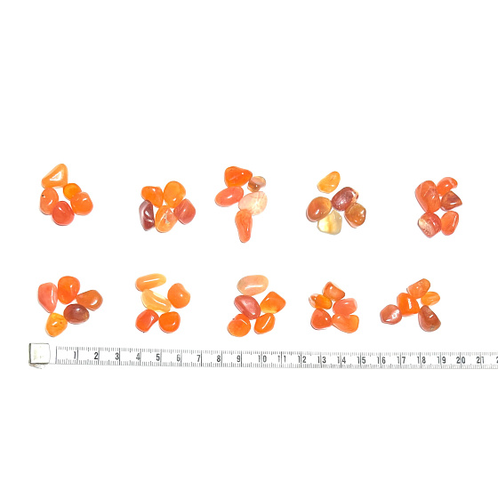 Karneol Botswana přírodní kamínek, velikost S 5 kusů, Učí nás tady a teď