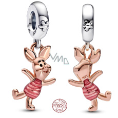 Charm Sterlingové stříbro 925 Disney Medvídek Pú - Prasátko, přívěsek na náramek, film Charm Sterlingové stříbro 925 Disney Medvídek Pú - Prasátko, přívěsek na náramek, film