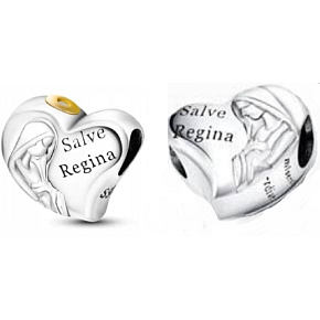 Charm Duchovní symbol, Panna Marie, Zdrávas Marie, korálek na náramek náboženství