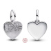 Charm Sterlingové stříbro 925 Srdce s nápisem Love, přívěsek na náramek láska