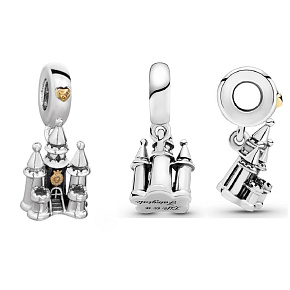 Charm Disney zámek - Život je pohádka, přívěsek na náramek