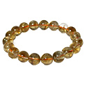 Azeztulit žlutý náramek 9,7 - 10,5 mm / 16 - 17 cm, vysokofrekvenční energie