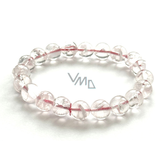 Azeztulit růžový náramek 10mm/16 - 17cm vysokofrekvenční energie Azeztulit růžový náramek 10mm/16 - 17cm vysokofrekvenční energie