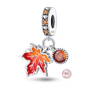 Charm Podzimní nálada, 2v1 list a kaštan příroda