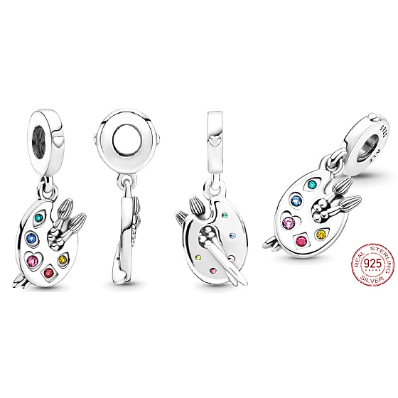 Charm Malířská paleta, přívěsek na náramek zájmy