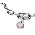 Charm Mini medailon - Zlé oko mini, přívěsek na náramek symbol